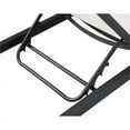 thumbnail image 4 of Meridian Furniture Nizuc Off White Fabric Outdoor Patio Mesh Chaise Lounge Chair, 4 of 12
