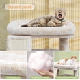 thumbnail image 4 of Small Cat Tree for Indoor Cats，Cat Tower with Scratching Post and Board，Cat House with Perch for Kitten,, 4 of 14