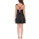 thumbnail image 3 of INSPIRAR CHIC Pijamas de Mujer Vestido de Satén con Tirantes Espagueti Ropa de Dormir Cami Bata de Noche L Negro, 3 of 4