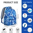 thumbnail image 6 of "Sunflower Themed Backpack for Women - Stylish Water-Resistant Floral Backpack with 15.6" Laptop Compartment, Roomy School Bag for College Students, Beautiful Wildflower Design Daily Carryall", 6 of 6