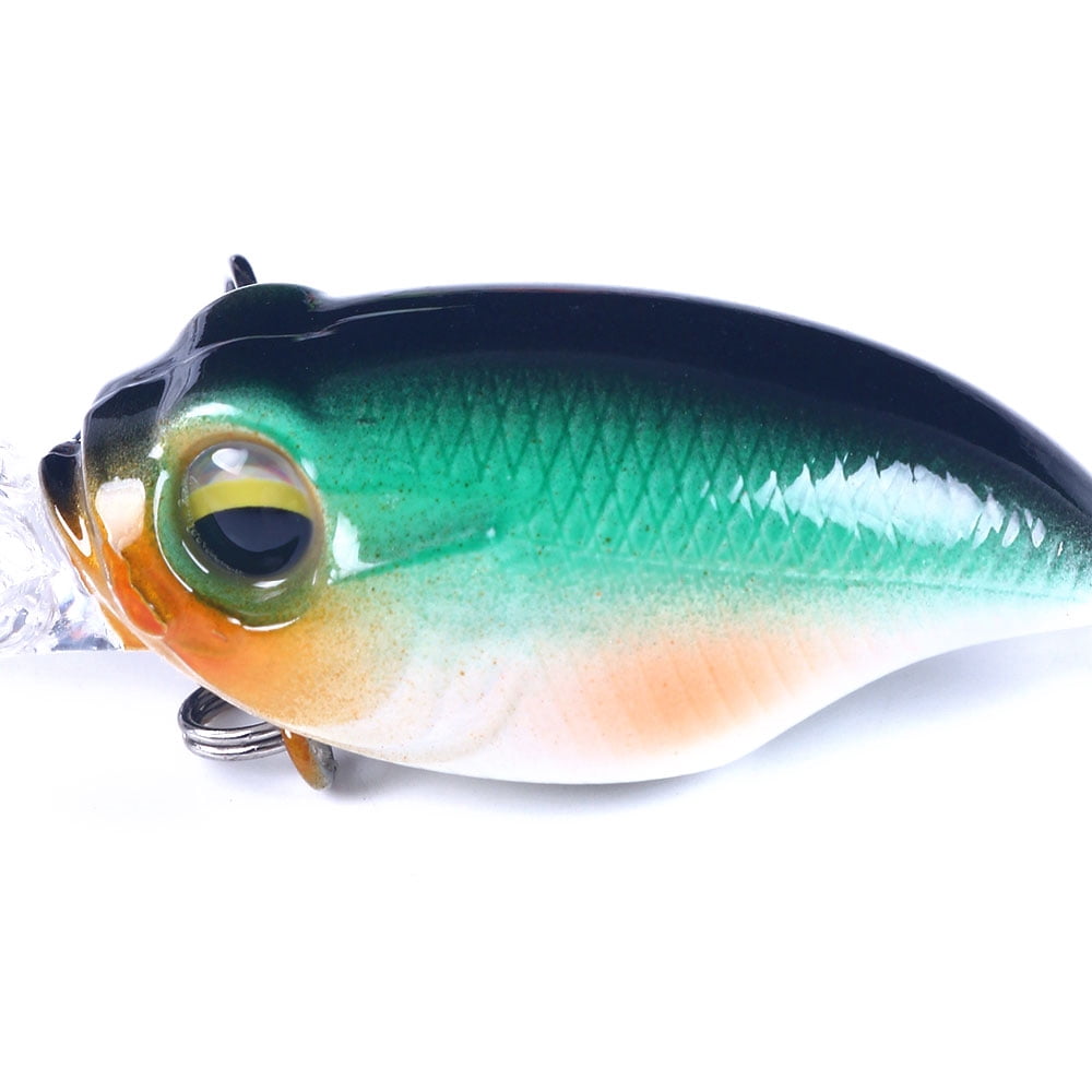 HENGJIA Crank Baits for Bass Fishing 10PCS Plopper Fishing Lure Shallow Diving Crank Bait Square Bill Crankbaits Fishing Lures