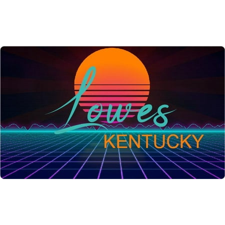 

Lowes Kentucky 4 X 2.25-Inch Fridge Magnet Retro Neon Design