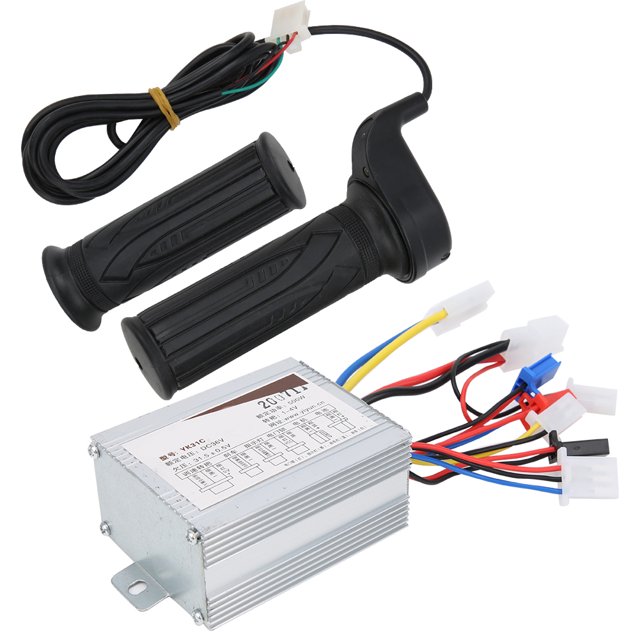 Super Durable Controller Throttle Grip Kit, 36V Controller, for Bicycle Scooters Electric Bike