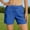 Blue, variant on Kojanyu Women's High Waisted Athletic Shorts with Pockets Drawstring Elastic Waist Running Yoga Lounge Shorts Lightweight Stretch Nylon Spandex Summer Casual Shorts