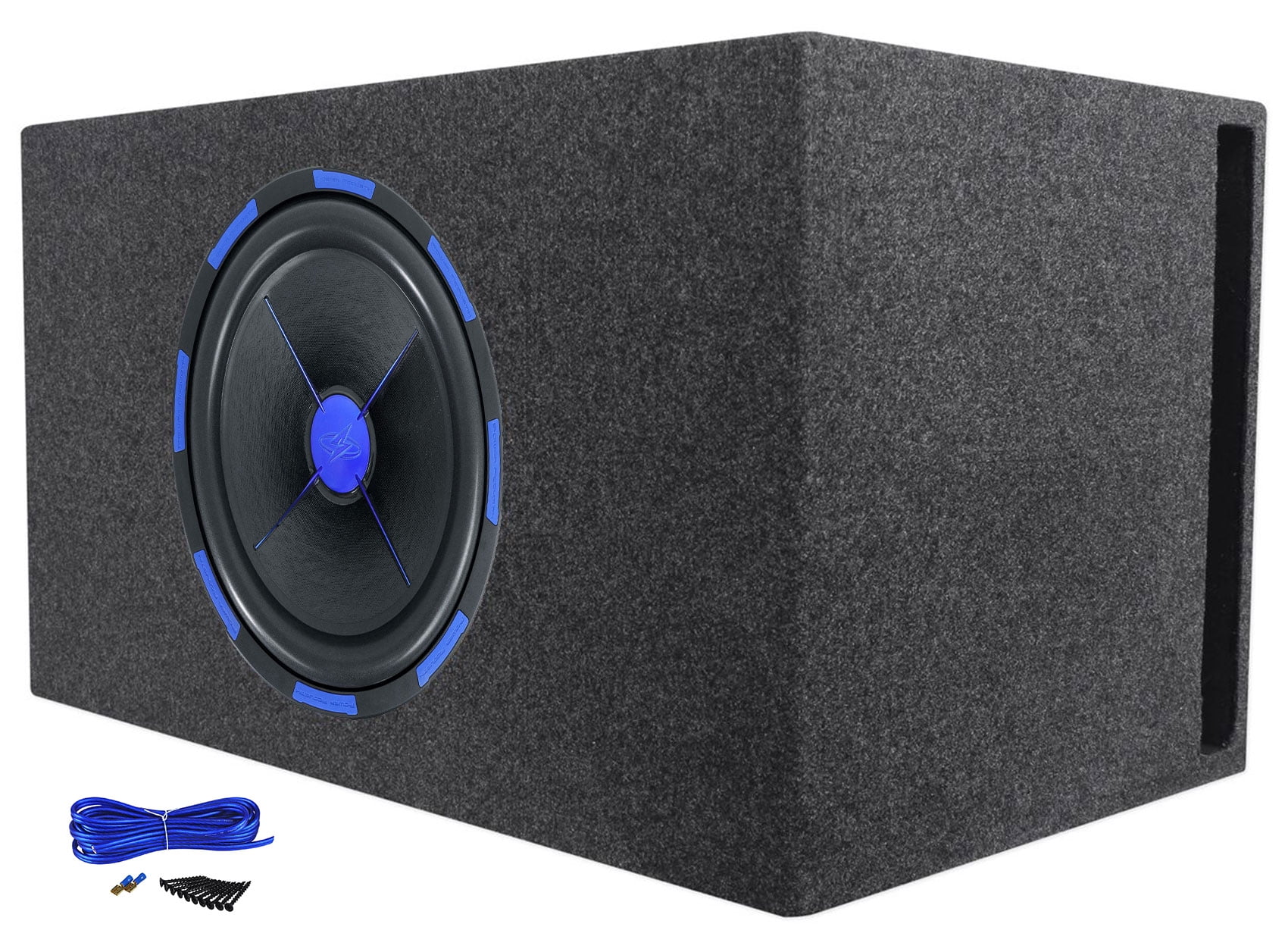 Power Acoustik MOFO154X 15" 3000 Watt Car Subwoofer+Vented Sub Box