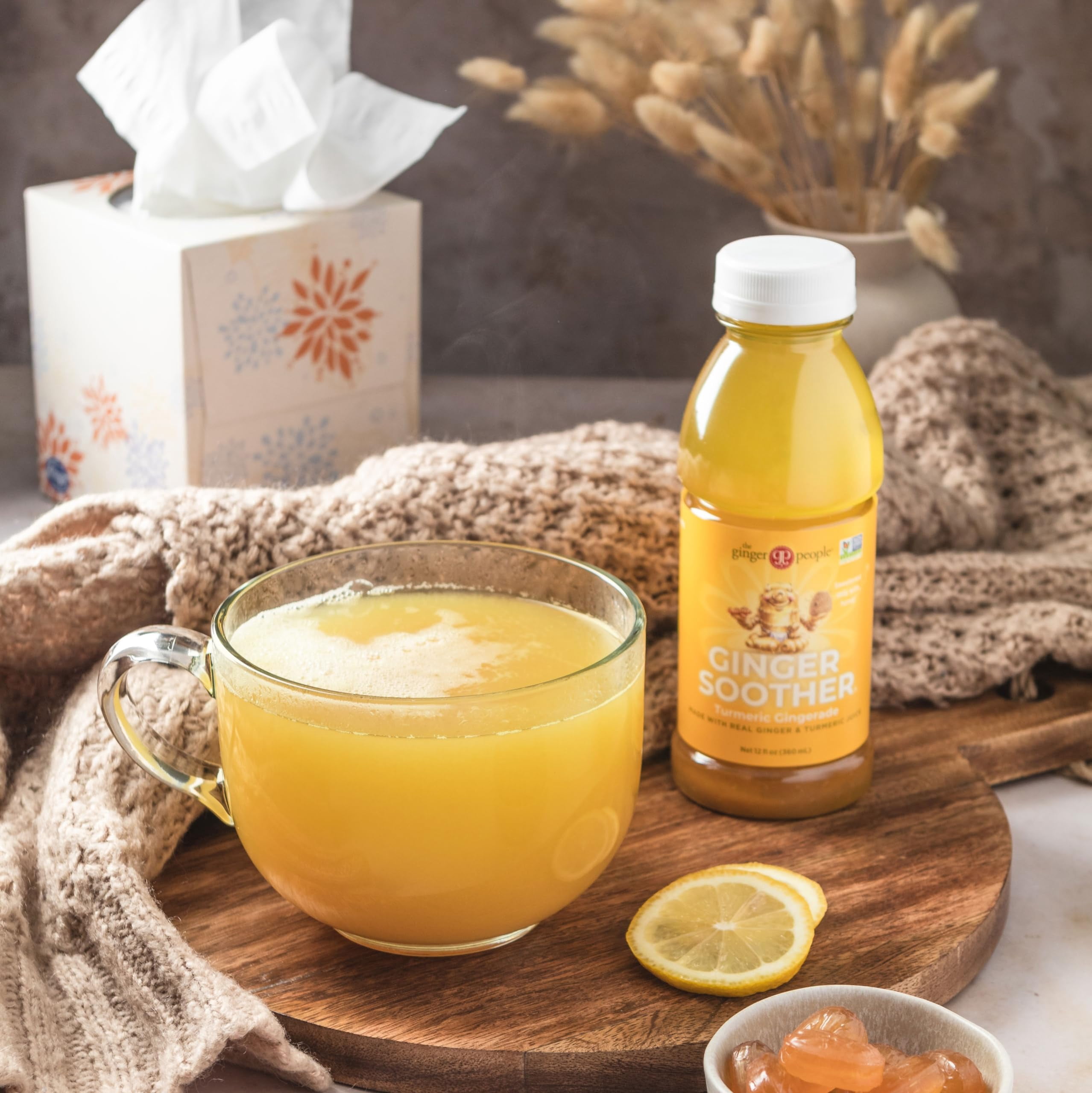(Pack Of 24) Ginger People Ginger Turmeric Soother Beverage 12 Fl Oz