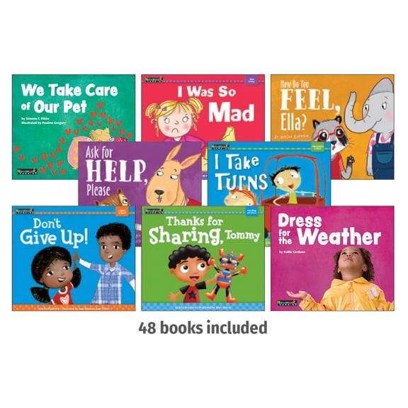 NEWMARK LEARNING MySELF Complete Single-Copy Small Book, Set of 48 Titles, Grades PK-1