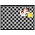 thumbnail image 2 of PinPix 34x24 Custom Cork Bulletin Board Black - White Clover Poster Board Has a Fabric Style Canvas Finish, Framed in Black - White Clover, by ArtToFrames (PinPix-121), 2 of 5