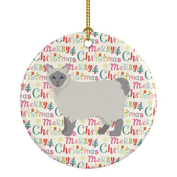 Owyhee Bob #1 Cat Christmas Ceramic Ornament 2.8 in x 2.8 in
