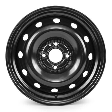 New Wheel For 2006-2012 Toyota Yaris 15 Inch Black Steel Rim