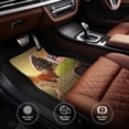 thumbnail image 6 of Yiaed Country Farm Morning Rooster Print Carpet Floor Mats for Cars, Auto Accessories Front & Rear Car Floor Mats Car Floor Foot Mat Sets of 4 Pieces, 6 of 7