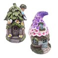 thumbnail image 4 of Casa de hadas en miniatura Zulema de resina decoración al aire libre 2x, 4 of 6