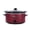Red, variant on Homecookin 8qt White Manual Slow Cooker with Black Classic Ceramic Inner Liner, Non-Stick Pot for Dishwasher Safe