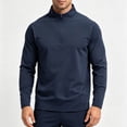 thumbnail image 5 of SAWOBUUN Mens 1/4 Zip Pullover Long Sleeve Shirt Lightweight Athletic Workout Top Breathable Performance Sweatshirt, 5 of 9