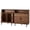 Walnut, variant on SUNCOZE Fluted Sideboard Cabinet with Storage, Modern Coffee Bar Cabinet with Shelf, Wood Console for Living Room, Walnut