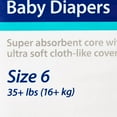 thumbnail image 2 of Curity Unisex Baby Diapers, Wings, Size 6, 2X-Large Over 35 lbs package quantity: 18 Count, 2 of 4