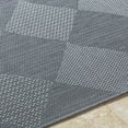 thumbnail image 3 of Livabliss Outdoor Rugs, 8x10 Sandra Modern Charcoal Area Rug for Patio, Porch, Deck, Backyard, Waterproof Indoor Outdoor Carpet (7'10" x 10'), 3 of 7