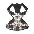 thumbnail image 4 of Lsque Winter Woodland Friends Dog Harness, No-Pull Pet Harness with 2 Leash Clips, Adjustable Soft Padded Dog Vest with Easy Control Handle for Large Dogs-X-Large, 4 of 9