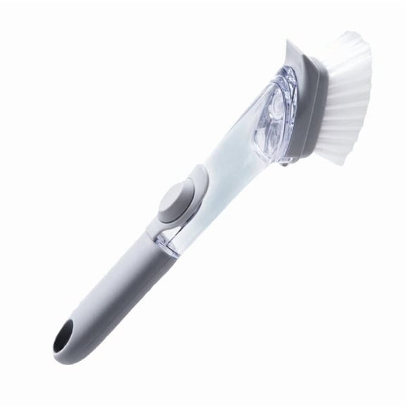 Good Grips Soap Dispensing Dish Scrub Brush, Cleaning Brush for Kitchen