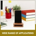thumbnail image 4 of WEUVEB Beige Wooden Phone Holder Amplifier Stand Desktop Mobile Speaker Sound Amplifier, 4 of 6