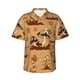 thumbnail image 3 of Camisa hawaiana de manga corta con botones para hombre, camisas de playa con estampado de garabatos de hongos, camisas para mujer, camisas casuales para niños de calle, 3 of 5