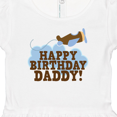 thumbnail image 4 of Inktastic Happy Birthday Daddy Girls Baby Dress, 4 of 5