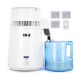 thumbnail image 1 of CO-Z 1.1 Gallon Water Distiller, 750W Countertop Home Office Countertop Distiller Water Making Machine, 4L Distilled Clean Water Maker, Distill Distilling Water Purifier Distillers, Pure Water Maker, 1 of 8