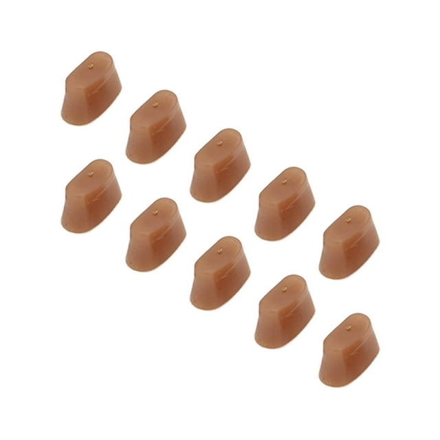 Bloque de goma silencioso para flauta, 10 piezas de ladrillo de goma para flauta, bloque de goma para flauta, bloque de goma para orificio de flauta, uso conveniente