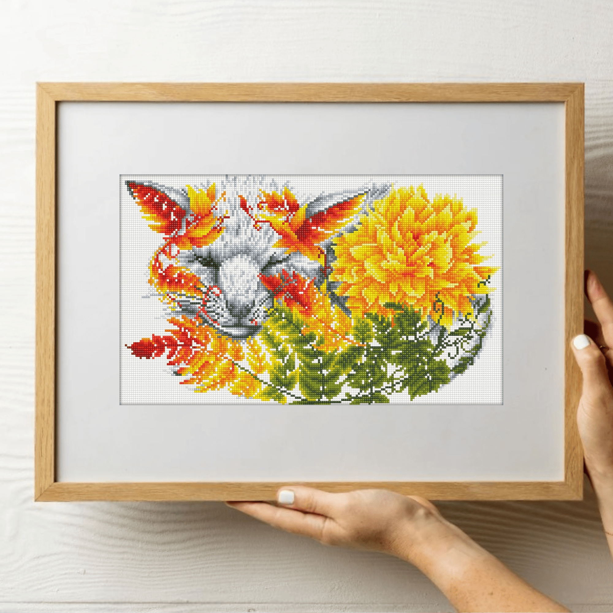 Diamond Dotz Fern Fox  Animal Diamond Painting Kits for Adults - Diamond Art Kits a Relaxing Creative Craft Kit with Dotz Gems  12.6"x20.5"