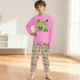 thumbnail image 2 of 67 Six Seven Letter Outfits Set For Kids Outfits Set Casual Girls 67 Doodle Print Long Sleeve Homewear Soft Two Piece Sleepwear Pink 9-10 Years, 2 of 9
