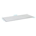 thumbnail image 2 of Monoprice Table Top for Sit-Stand Height Adjustable Desk Frame, 6ft, White, Enough Room for PC or Laptop, Monitors, Keyboard - Workstream Collection, 2 of 5