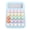 Sky Blue, variant on Suodoka Colorful Calculator Standard 12 Digits Display Large Button Mechanical Keypad Desktop Calculator for Office School Students (11.5x16cm / 4.5x6.3in) Sky Blue