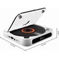 thumbnail image 4 of Portable Bluetooth CD Player with LED Display, 2026 New Portable Bluetooth CD Player, for Home, Car & Outdoor USB, SD/AUX/FM Radio, Hi-Fi Sound Rechargeable Wireless Compatible (Green), 4 of 8