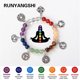 thumbnail image 3 of Pulsera de 8 mm y 7 chakras para hombres y mujerescristal natural para curar la ansiedadjoyería Ndcxsfigh Nuevos Originales, 3 of 8