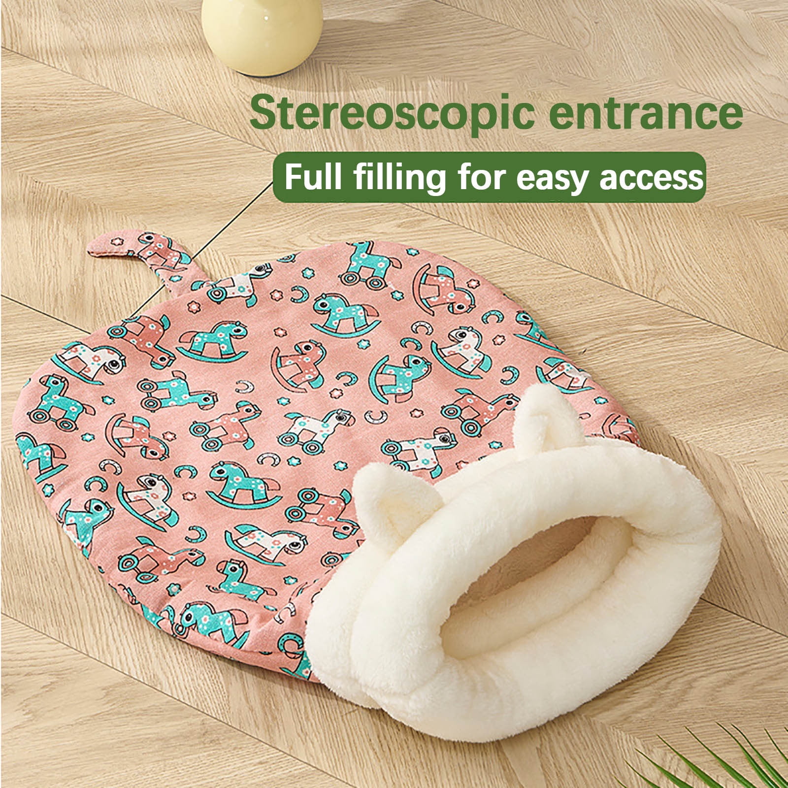 Cat Cushion Bag, Cat Sleeping Bag, Soft Cat Sack, Semi-Closed Pet Sleeping Bed, Pet Snuggle Sack for Cats Dog Bed for Camping Heat Bag, Comfortable for Cats and Small Dogs