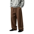 thumbnail image 3 of Vetsdori Mens Sport Pants Wide Leg Open Bottom Breathable Pockets Athletic Trendy Drawstring Pantalones Sports Pants for Men, 3 of 6
