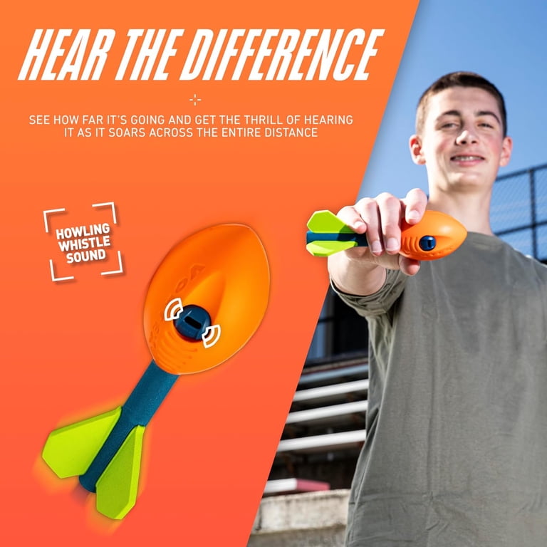 NERF Vortex Aero Howler – Pelota Silbadora Para Exterior Con Vuelo Potente Y Sonido Renovado, Juguete Duradero Ideal Para Lanzar Al Aire Libre