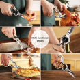 thumbnail image 2 of Inch/20cm Professional Kitchen Scissors, Dishwasher Safe Scissors, Best Forged Stainless Steel Kitchen Scissors for Meat, 2 of 5
