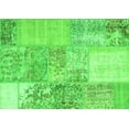thumbnail image 1 of Ahgly Company Indoor Rectangle Patchwork Green Transitional Area Rugs, 2' x 3', 1 of 1