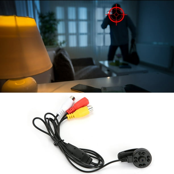 8 Cámara Ir de Luz, Cámara de Video de Vigilancia de Audio, Mini para Monitoreo de Seguridad Inteligente