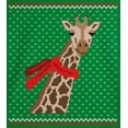 thumbnail image 4 of Animal World Big Giraffe Scarf Ugly Christmas Sweater Youth Long Sleeve T-Shirt (Little Boys & Big Boys), 4 of 6