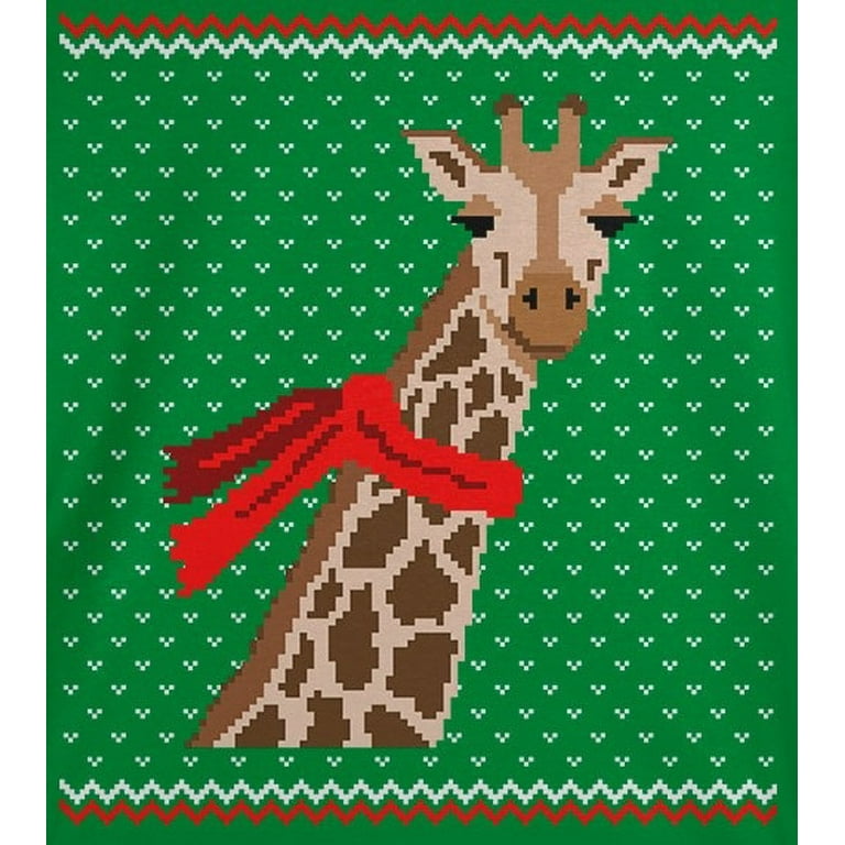 Giraffe ugly christmas sweater hotsell