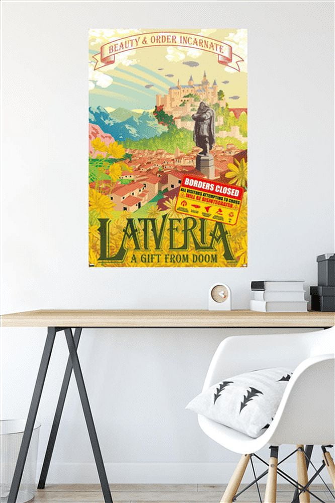 Marvel: Hero Lands - Latveria Wall Poster, 22.375" x 34"