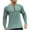 Green, variant on ZCFZJW Men's Quick-Dry Active Sports Shirts Lightweight Casual Solid Color Quarter Zip Long Sleeve Running Pullover Tops Outdoor Sweatshirt Blue M
