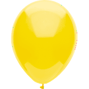 Way To Celebrate 12" All Occasion Sunray Yellow Balloons, 15 Count