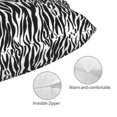 thumbnail image 3 of Fotbe Zebra Funda de Almohada Decorativa Estilo Occidental, Lujo en Algodón, Fundas para Almohadas King, Cojín Estampado para Decoración del Hogar-14"x20", 3 of 6