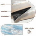 thumbnail image 6 of Blue Ocean Large Round Rug 8 FT, Non Slip Living Room Area Carpet, Coastal Sea Beach Shore Sky Waves Scenery Washable Soft Circle Rug Non-Shedding Floor Carpet for Bedroom Office Dining Room, 6 of 9