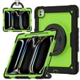 thumbnail image 2 of for iPad Pro 13 inch Case (M4 2024/M5 2025), 360 Rotating Shockproof Cover with Stand, Handle, Shoulder Strap, Lime Panel, 2 of 7
