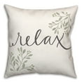 thumbnail image 2 of Creative Products Relax Floral 18 x 18 Spun Poly Pillow, 2 of 3
