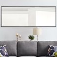 thumbnail image 6 of Full Length Floor Mirror Standing Rectangle Black 65"x22", 6 of 8